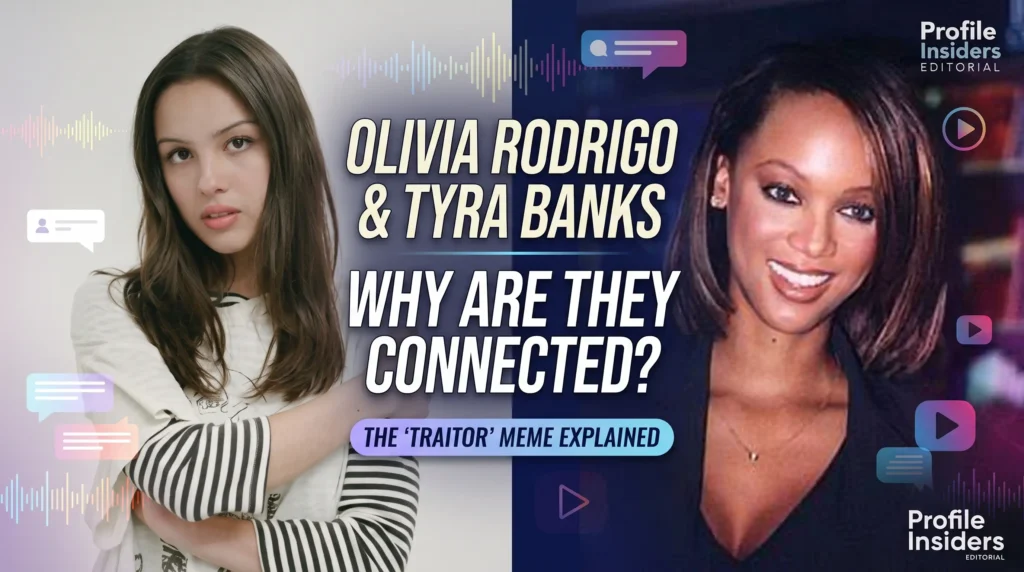 Olivia Rodrigo and Tyra Banks